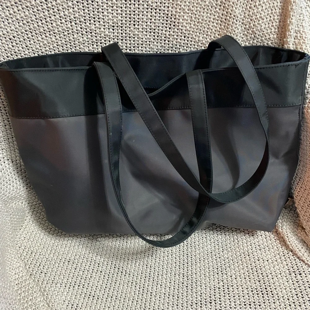 Calvin Klein Large Black and Grey Tote